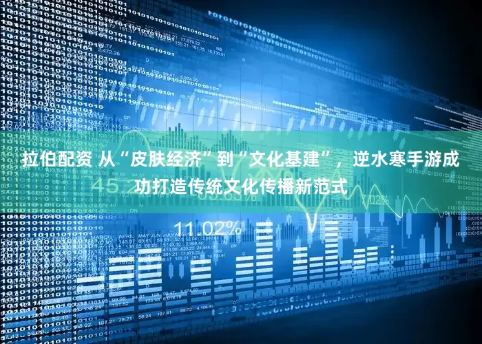 拉伯配资 从“皮肤经济”到“文化基建”，逆水寒手游成功打造传统文化传播新范式