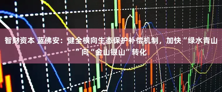 智财资本 蓝佛安：健全横向生态保护补偿机制，加快“绿水青山”向“金山银山”转化