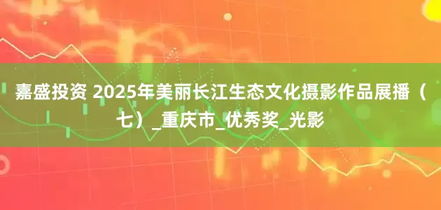 嘉盛投资 2025年美丽长江生态文化摄影作品展播（七）_重庆市_优秀奖_光影